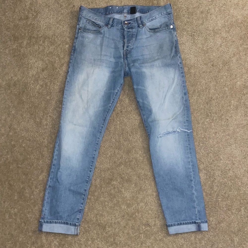 Light blue jeans
